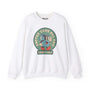 White sweatshirt featuring "Coffee Club All Day Every Day" design celebrating coffee passion, ideal for caffeine lovers.