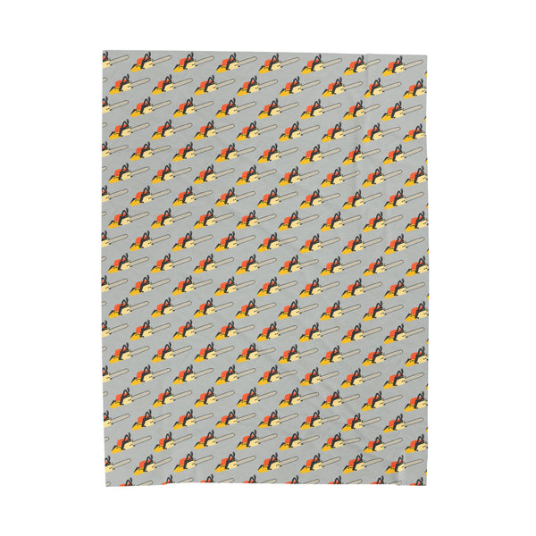 Chainsaw Whisperer Lightweight Cozy Blanket