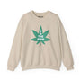 Beige sweatshirt with "I the PNW" text and marijuana leaf graphic, representing Pacific Northwest love and laid-back style.