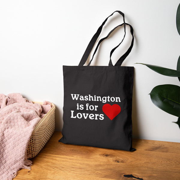 Washington is for Lovers Cotton Canvas Tote Bag
