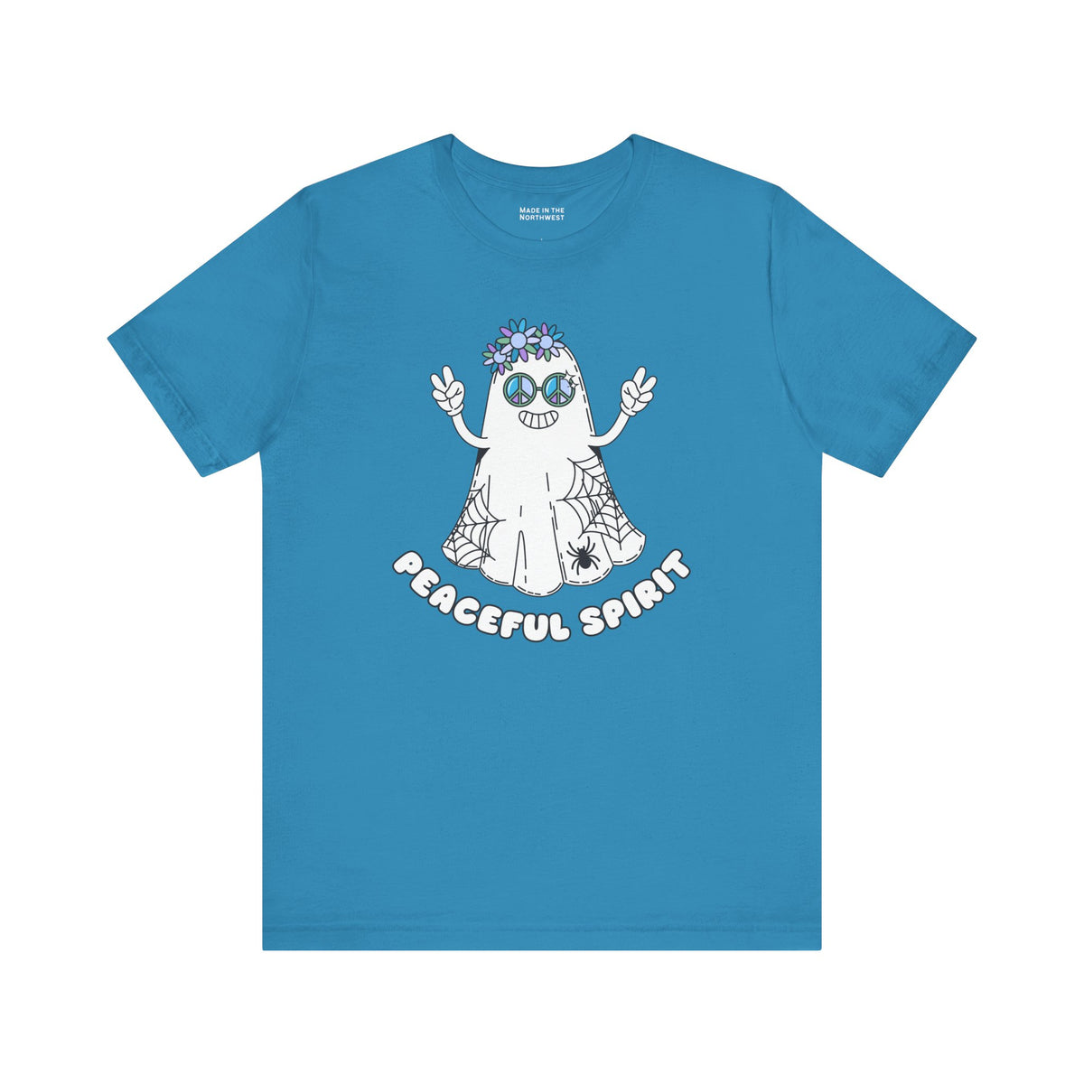 Peaceful Spirit Hippie Ghost Softstyle T-Shirt