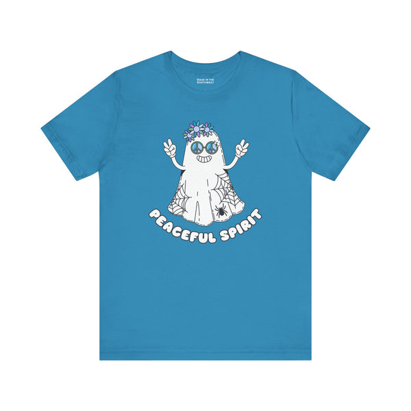 Peaceful Spirit Hippie Ghost Softstyle T-Shirt