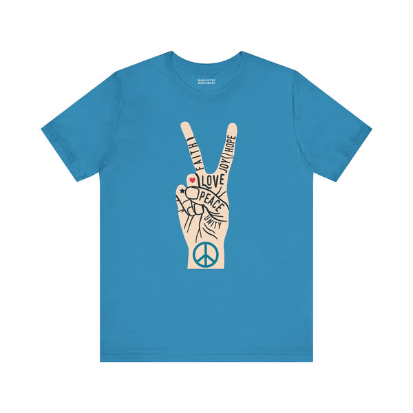 Power in Peace Hand Premium Soft Tee