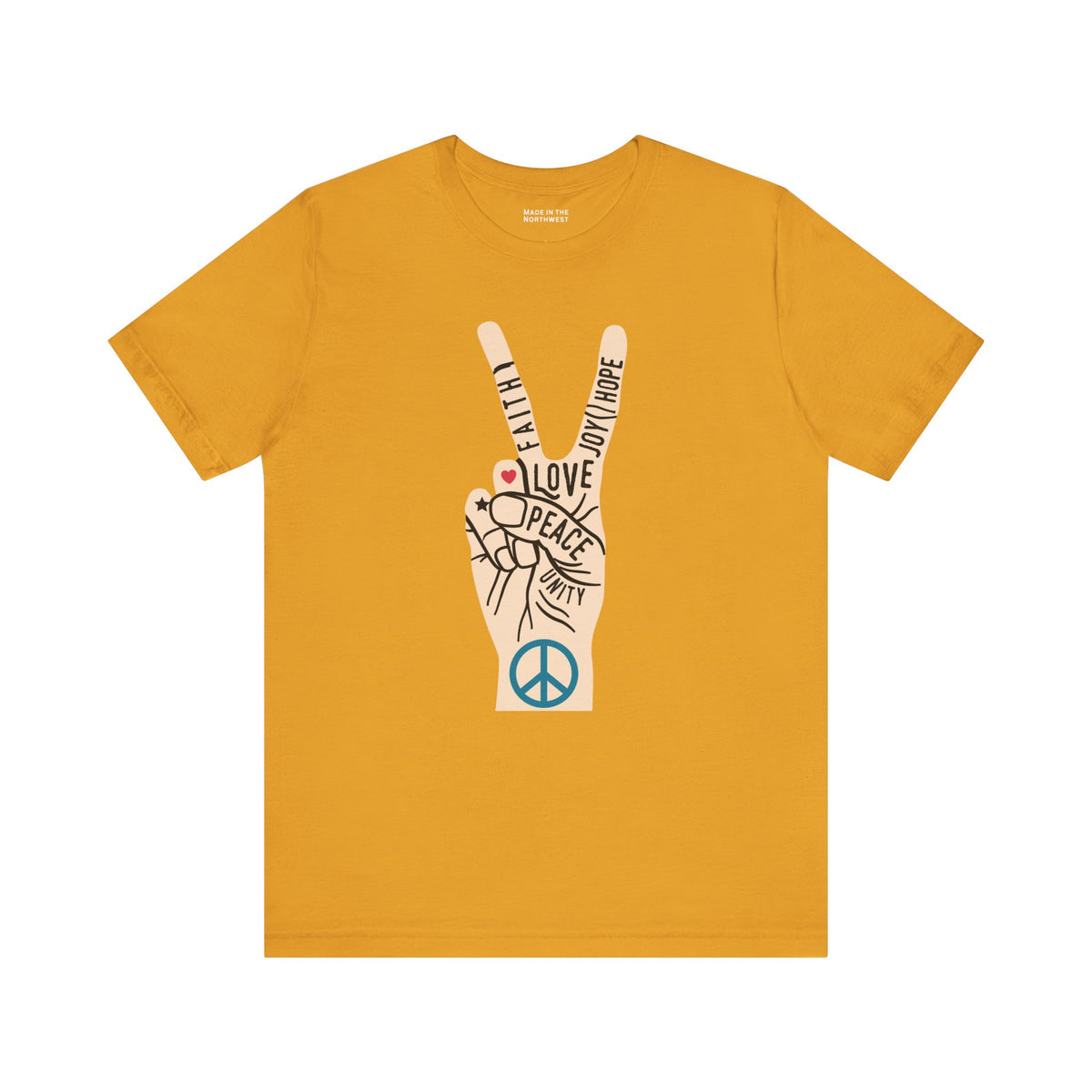 Power in Peace Hand Premium Soft Tee