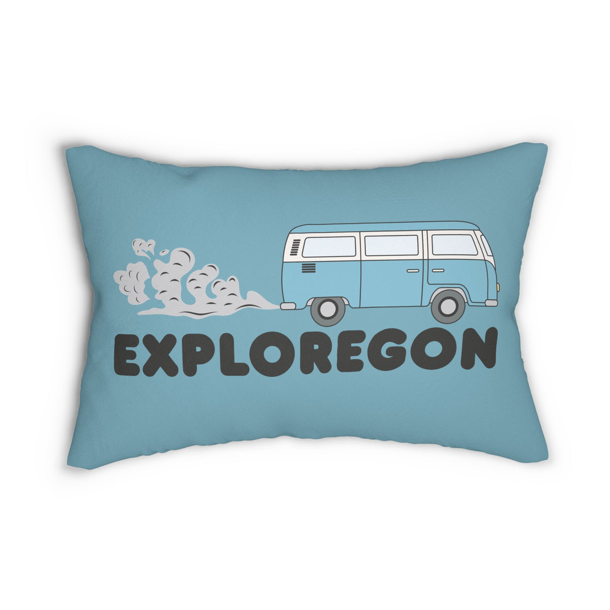 Exploregon Adventure Van Lumbar Accent Pillow