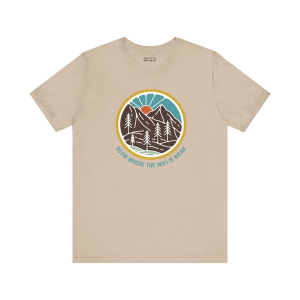 Roam Where the Wifi is Weak Hiking Soft Tee