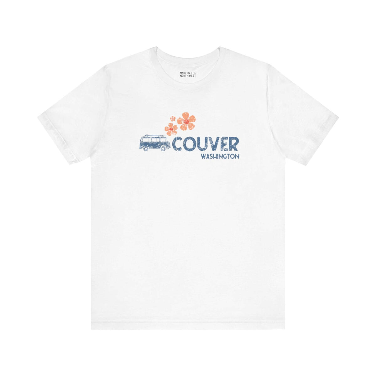 Groovy VAN-Couver Vibes Soft Tee Cruise through nostalgia with our groovy VAN-Couver Vibes tee from the Motor Mania collection. This retro-inspired design features a van graphic cleverly paired with "-couver" to spell out "Vancouver," accented by faded fl