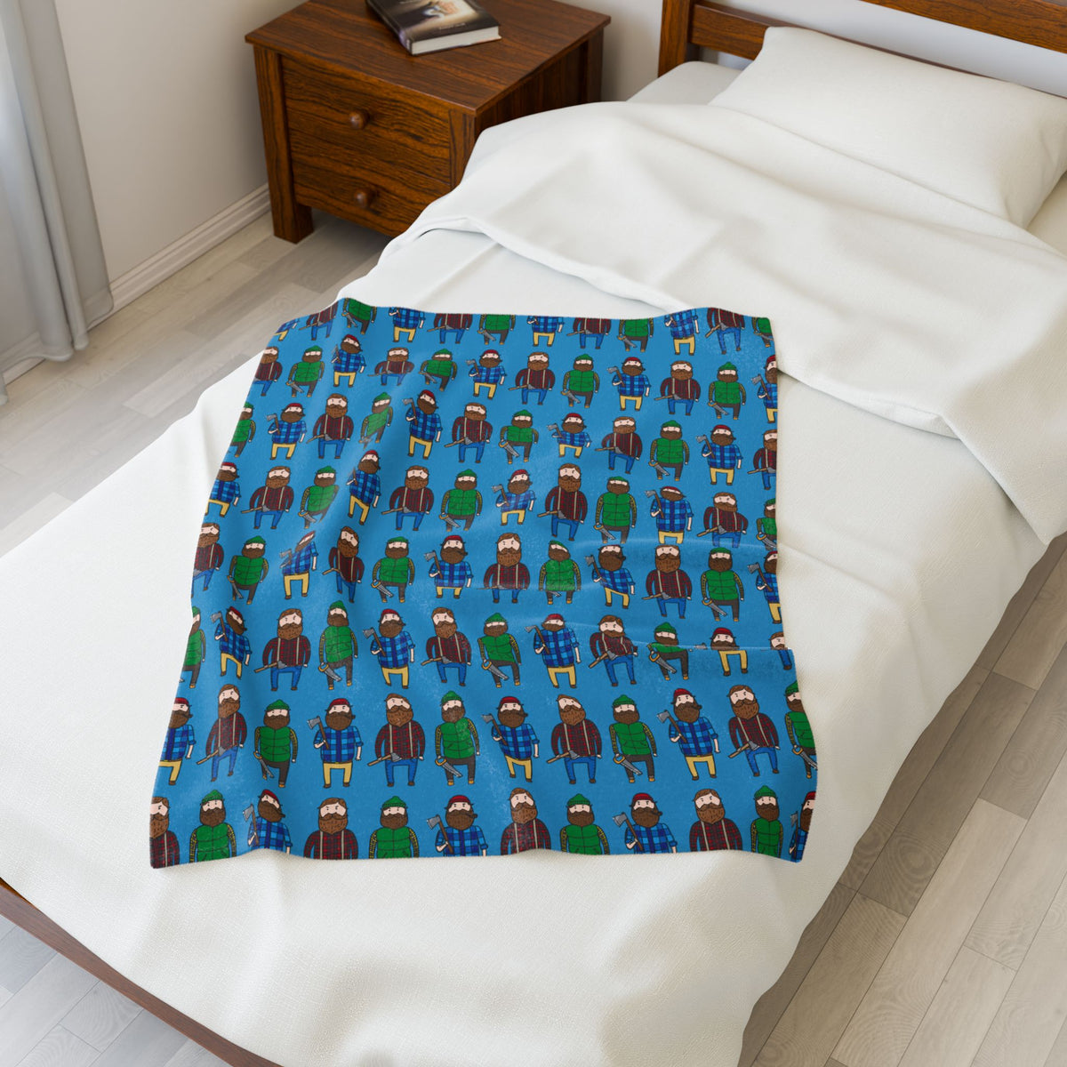 Lumberjacks Have Axe Appeal Lightweight Cozy Blanket
