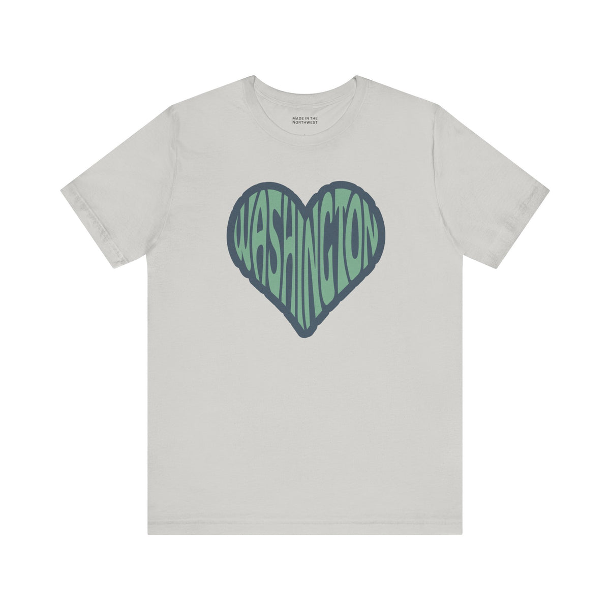 Washington State of Mind Heart Premium Soft Tee