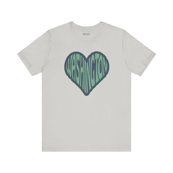 Washington State of Mind Heart Premium Soft Tee