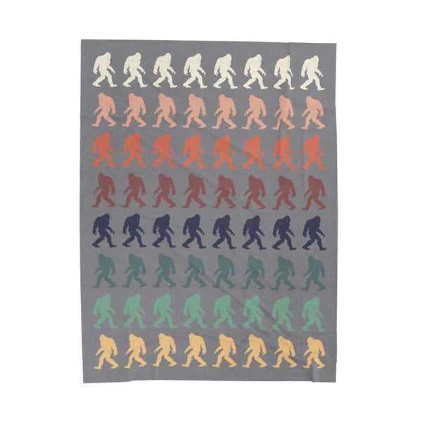 Pride of the Bigfoots Vintage Style Lightweight Cozy Blanket