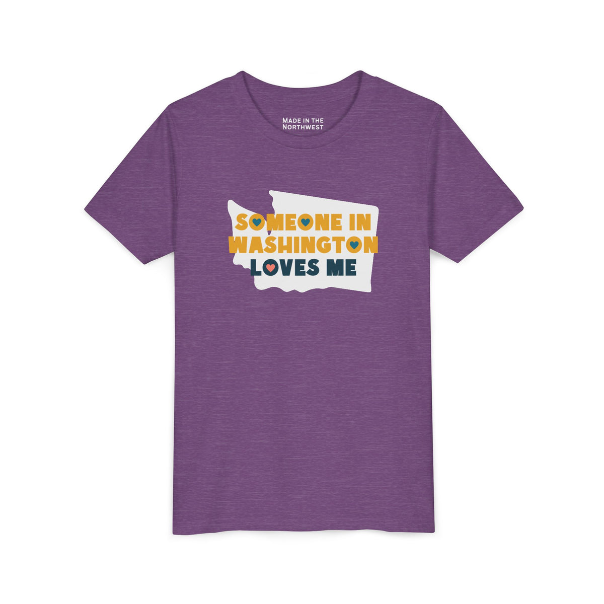 Someone in Washington Loves Me Premium Soft Kids Tee