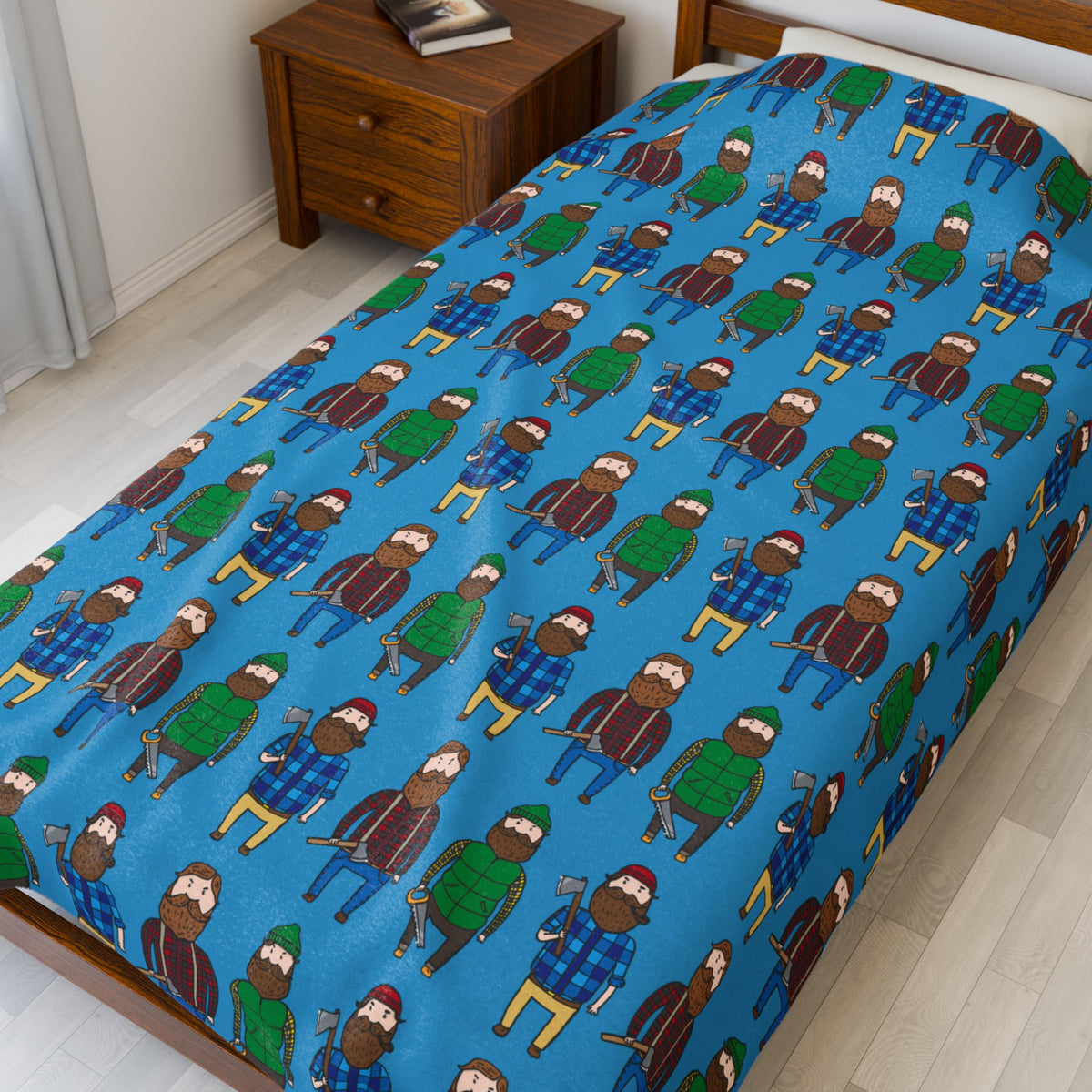 Lumberjacks Have Axe Appeal Lightweight Cozy Blanket
