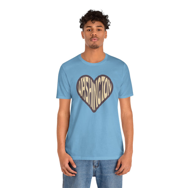 Washington State of Mind Heart Premium Soft Tee