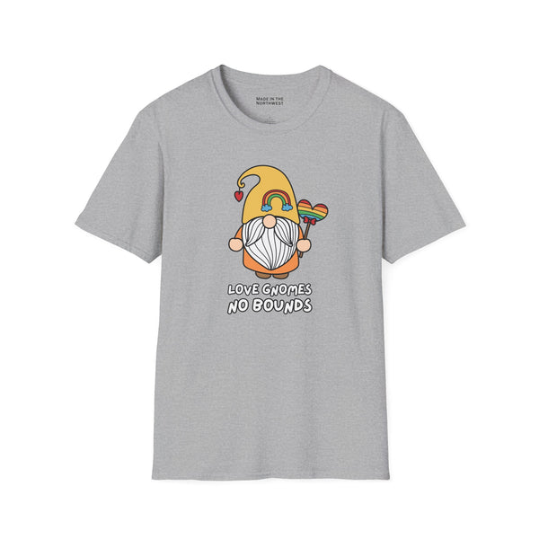 Love Gnomes No Bounds T Shirt