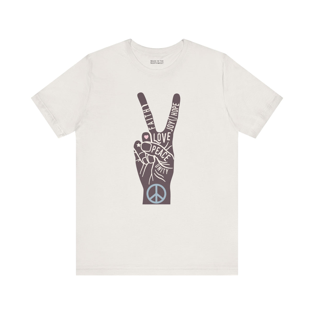 Power in Peace Hand Premium Soft Tee