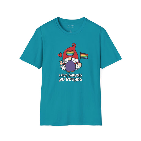 Love Gnomes No Bounds T Shirt