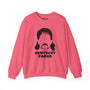 Vantucky Proud Rusty McCoy cozy sweatshirt in pink with graphic design.