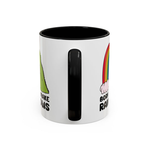 Born to Make Rainbows Dinosaur Ceramic Coffee Mug