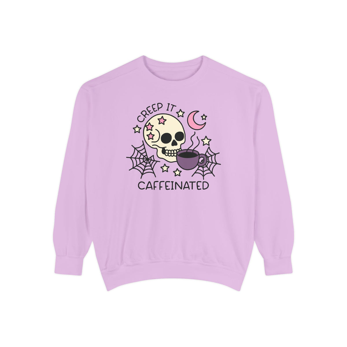 Creep it Caffeinated Garment Relaxed Sweatshirt