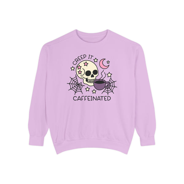Creep it Caffeinated Garment Relaxed Sweatshirt