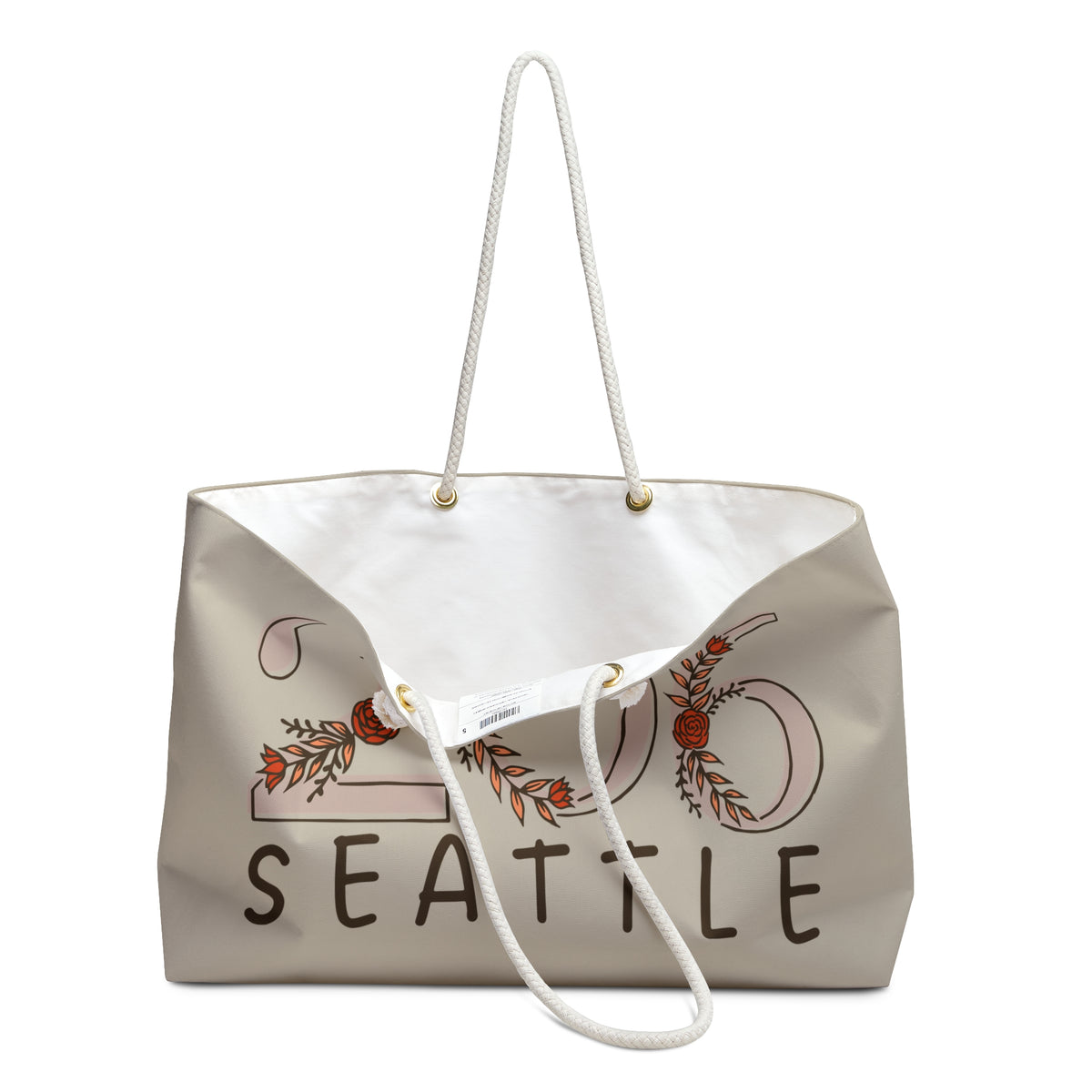 206 Florals Seattle PNW Weekender Bag