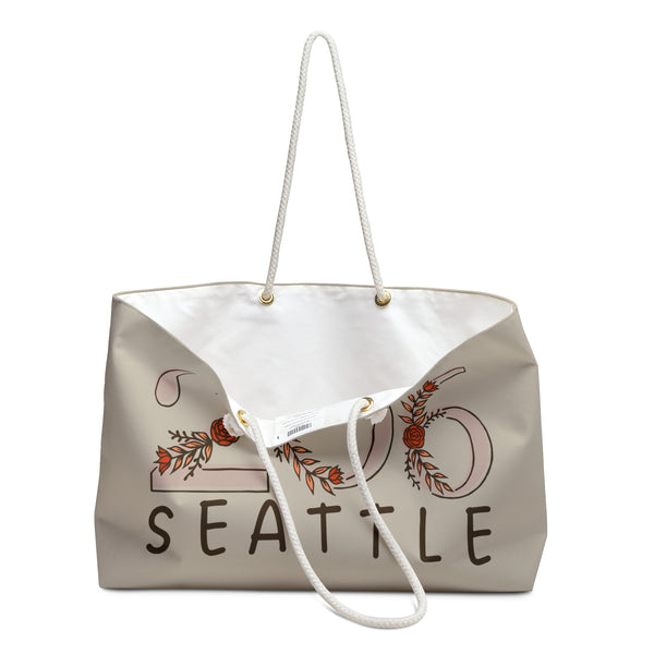 206 Florals Seattle PNW Weekender Bag