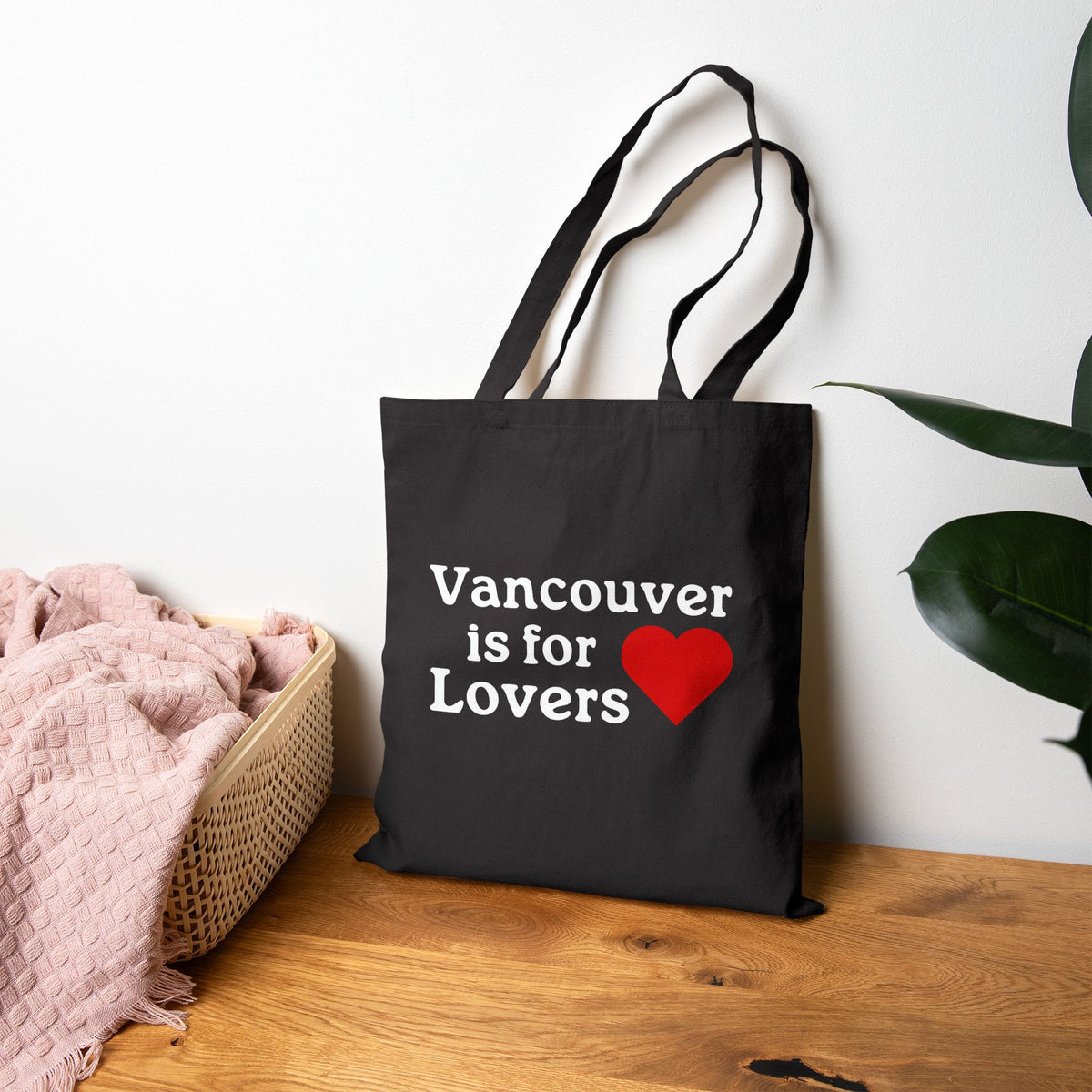 Vancouver is for Lovers Cotton Canvas Tote Bag