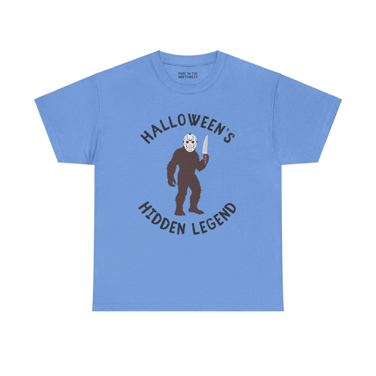 Halloween's Hidden Legend Bigfoot Athletic T-Shirt