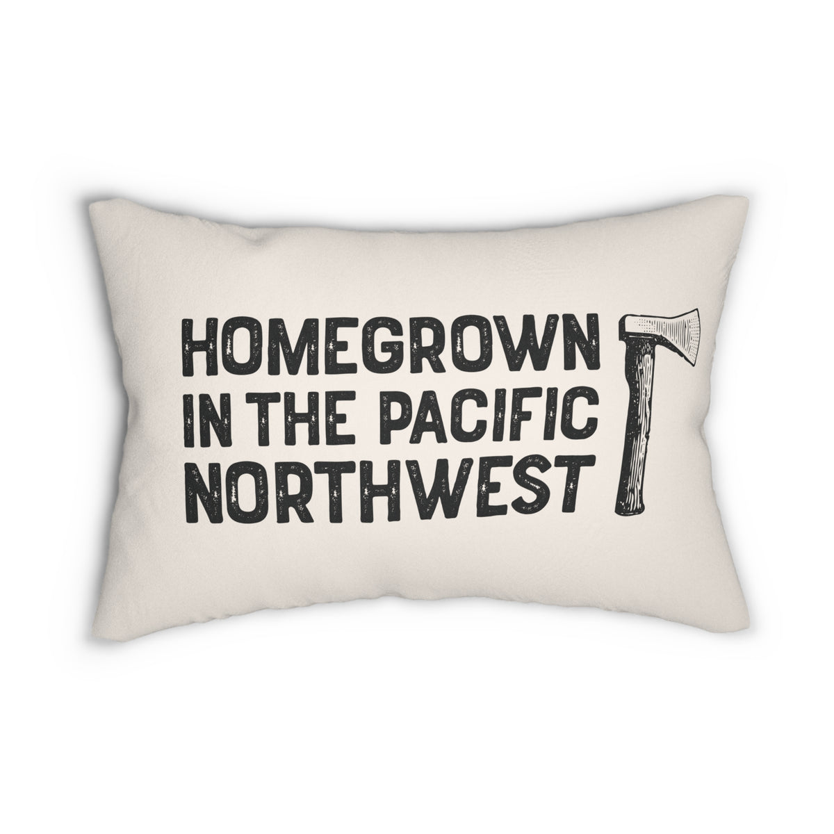 Homegrown in the Northwest PNW Lumbar Accent Pillow