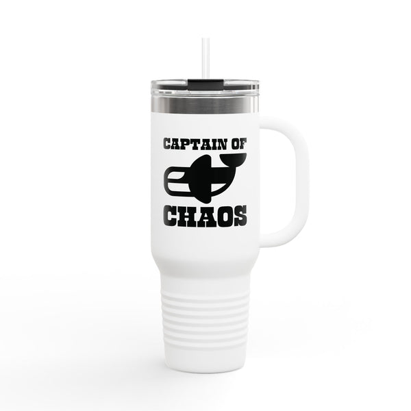 Captain of Chaos Orca Insulated Travel Tumbler 40 oz.