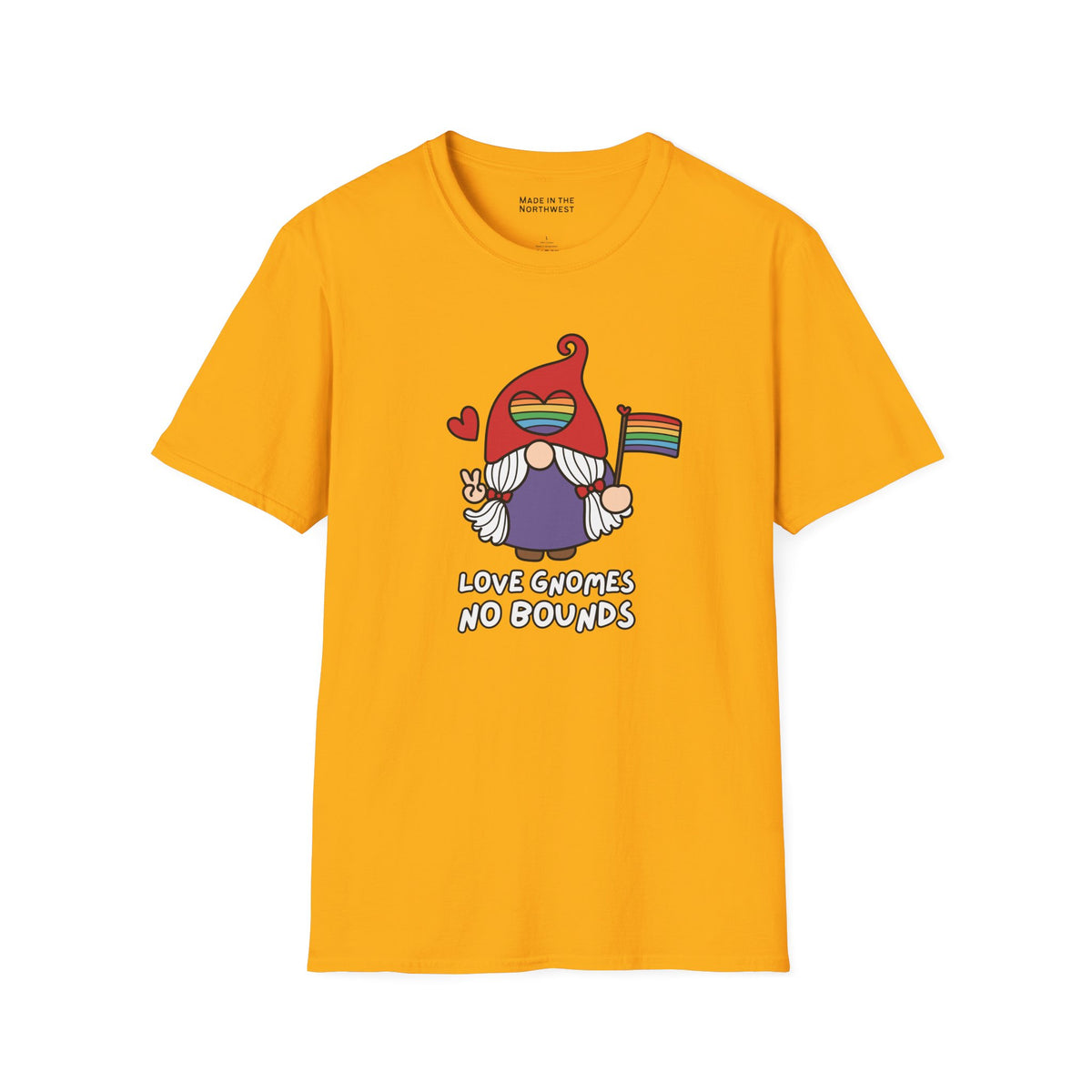 Love Gnomes No Bounds T Shirt