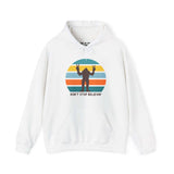 White Bigfoot hoodie with 