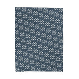 PNW Arrow Crossroads Lightweight Cozy Blanket with arrow design and PNW initials on fabric.