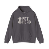 Moka Pot Madness Coffee Hoodie with Pot Head graphic, perfect for espresso lovers and fans of traditional brewing methods.