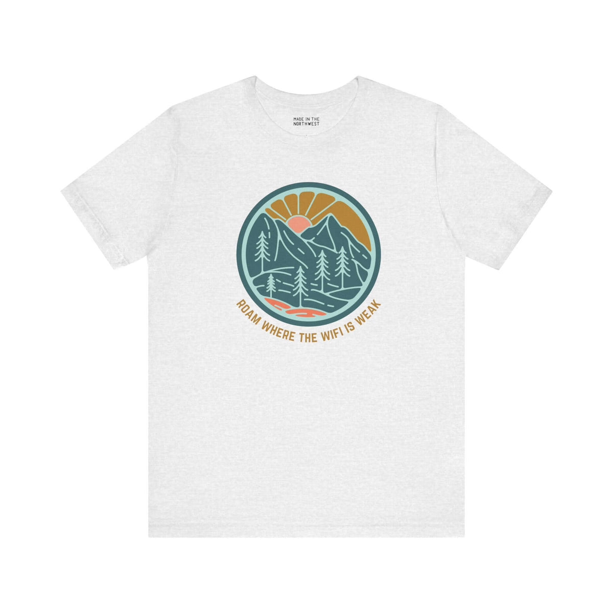 Roam Where the Wifi is Weak Hiking Soft Tee