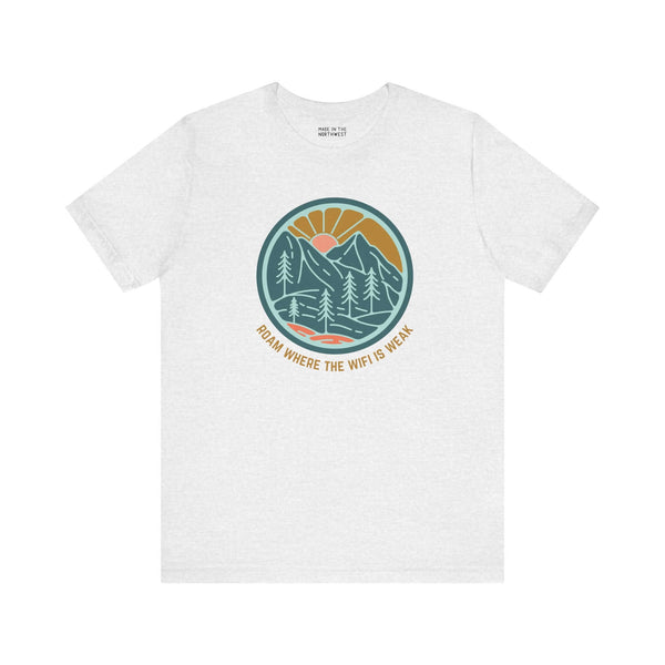 Roam Where the Wifi is Weak Hiking Soft Tee