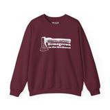 Burgundy sweatshirt with 