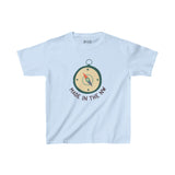 Kids' tee with 'Made in the NW' compass design, perfect for Pacific Northwest adventurers and explorers.