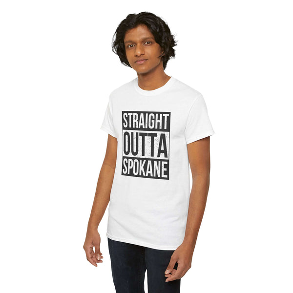 Straight Outta Spokane Athletic Tee