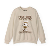 Beige sweatshirt with 