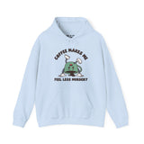 Light blue hoodie with 