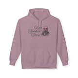 Keep Spokane Beard Hoodie featuring a vintage-style bearded man in heart-shaped sunglasses.