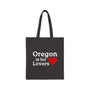 Oregon is for Lovers Cotton Canvas Tote Bag