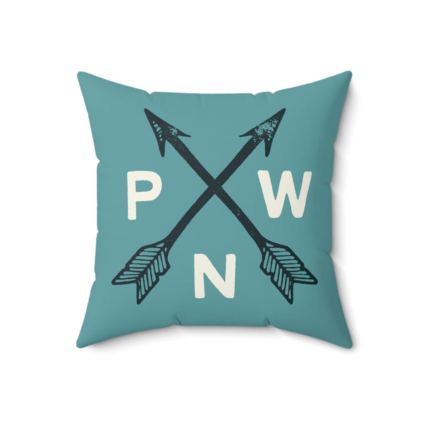 PNW Arrow Crossroads Square Pillow