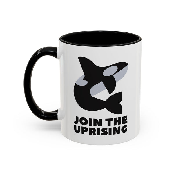 Join the Uprising Orca Ceramic Coffee Mug