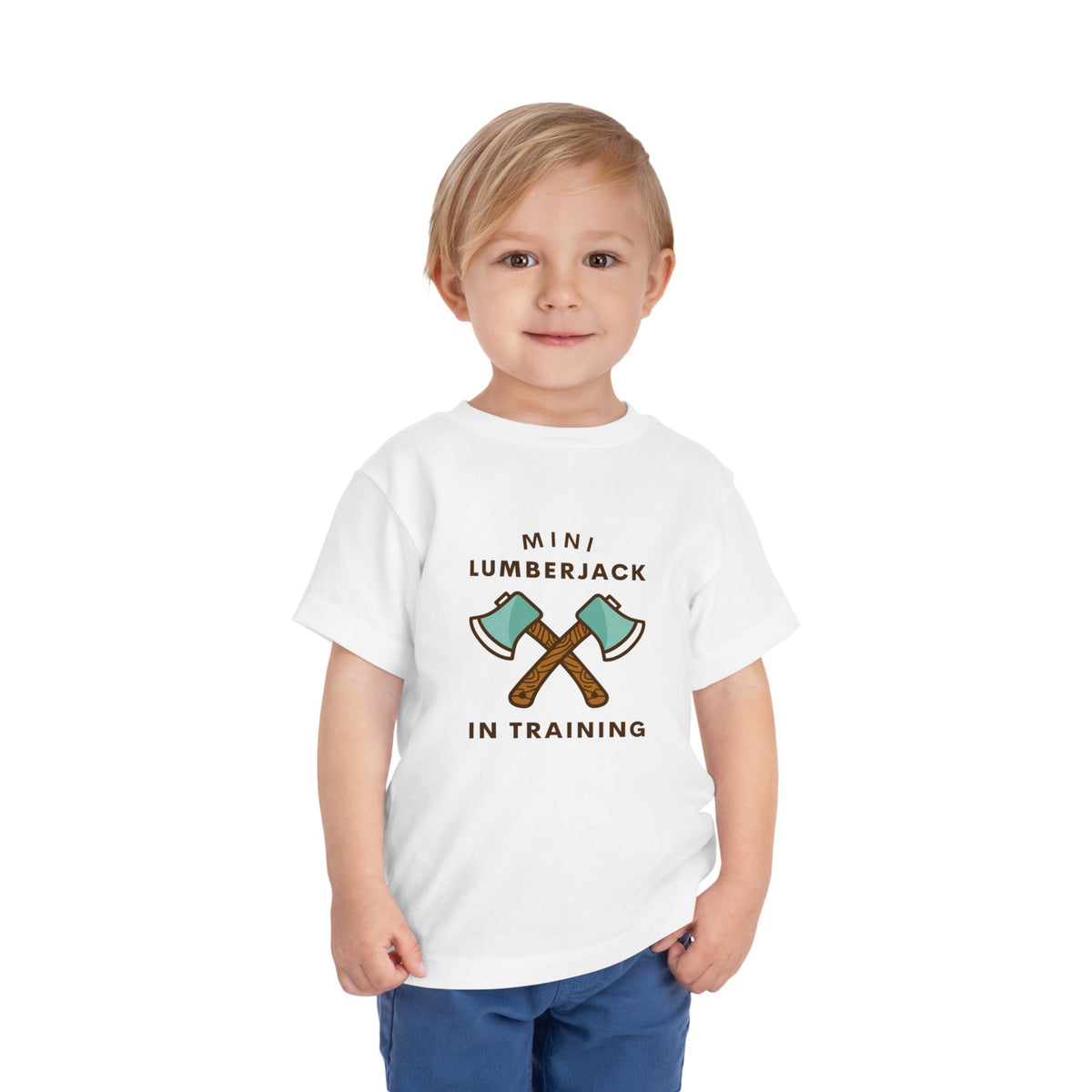 Mini Lumberjack in Training Premium Soft Toddler Tee