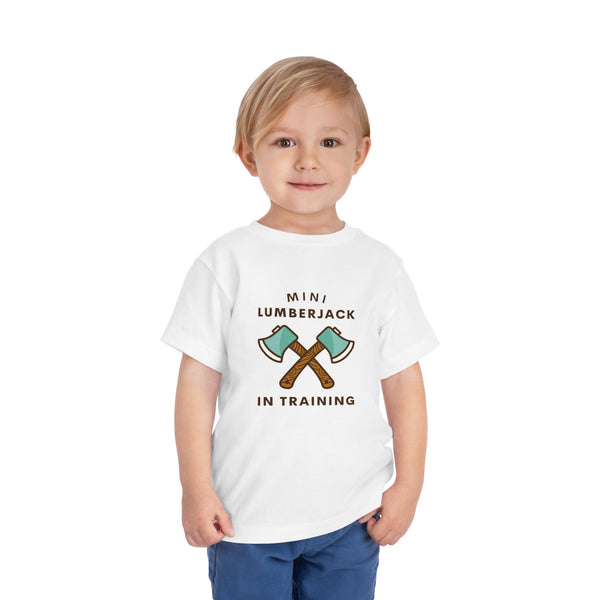 Mini Lumberjack in Training Premium Soft Toddler Tee