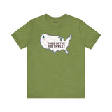 Evergreen is Where it's At Soft Tee Show your love for the Pacific Northwest with our exclusive 