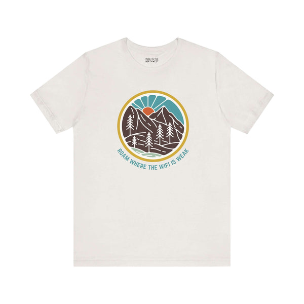 Roam Where the Wifi is Weak Hiking Soft Tee